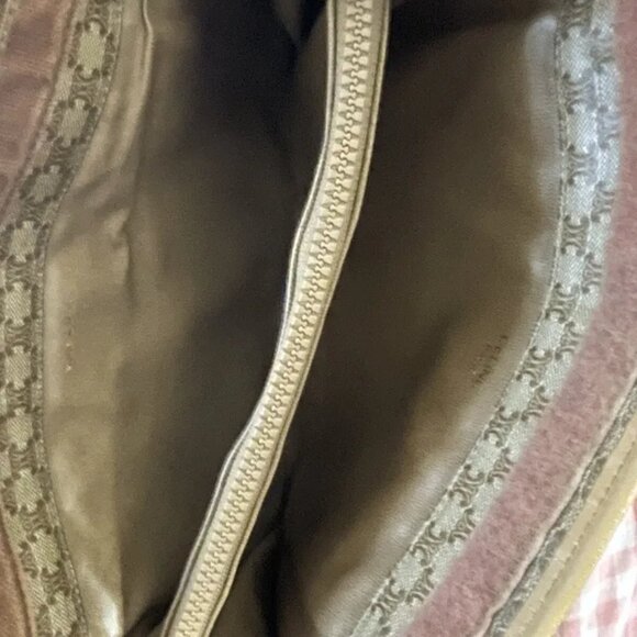 Vintage Celine  Macadam Clutch Bag. - Picture 7 of 9